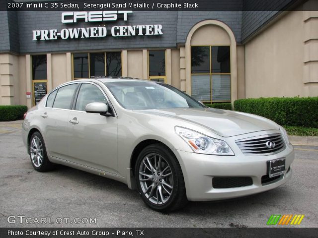2007 Infiniti G 35 Sedan in Serengeti Sand Metallic