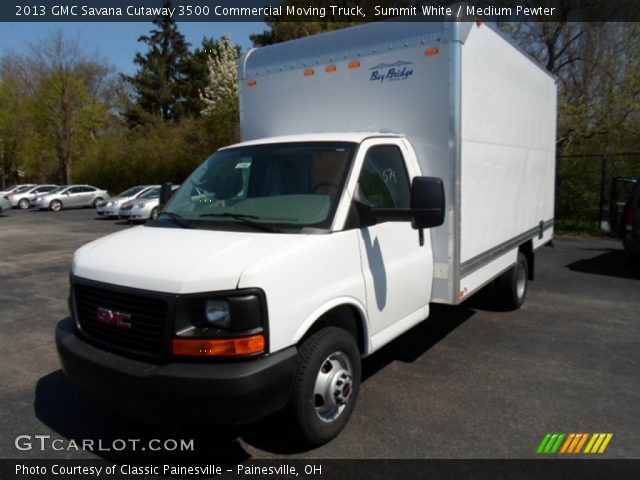 2013 GMC Savana Cutaway 3500 Commercial Moving Truck in Summit White