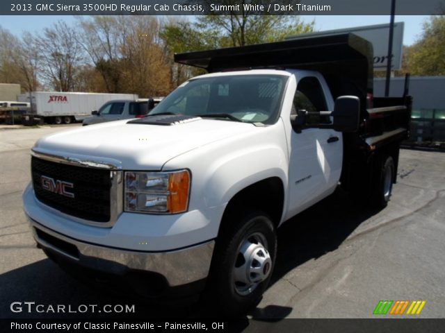 2013 GMC Sierra 3500HD Regular Cab Chassis in Summit White