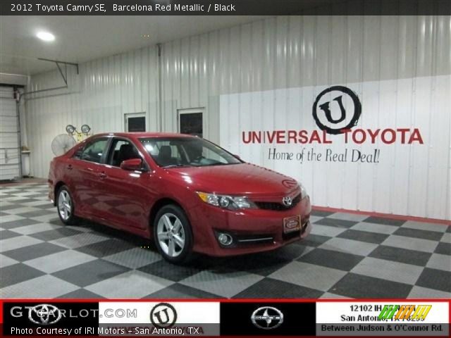 2012 Toyota Camry SE in Barcelona Red Metallic