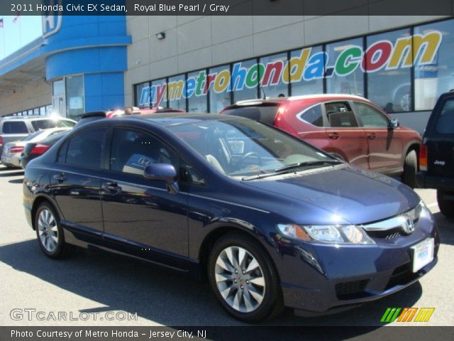 2011 Honda Civic EX Sedan in Royal Blue Pearl