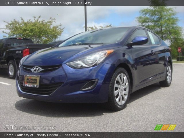 2012 Hyundai Elantra GLS in Indigo Night Blue