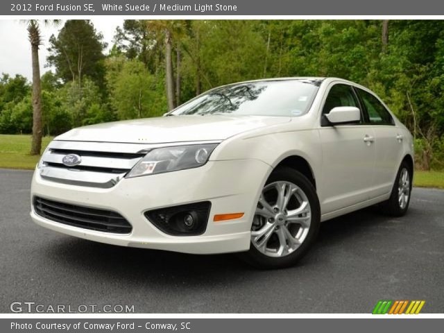 2012 Ford Fusion SE in White Suede