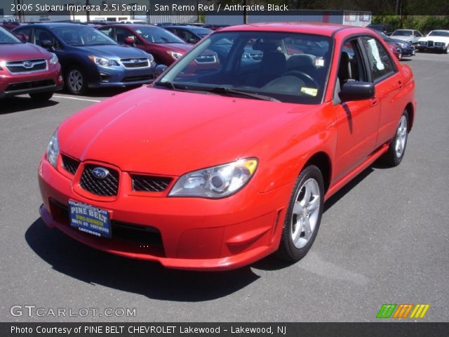 2006 Subaru Impreza 2.5i Sedan in San Remo Red