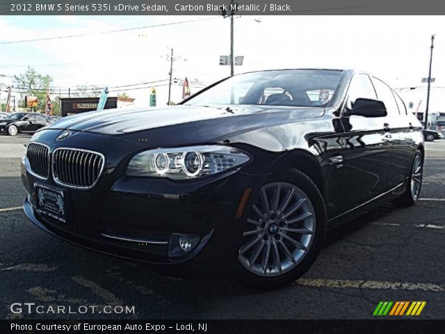 2012 BMW 5 Series 535i xDrive Sedan in Carbon Black Metallic