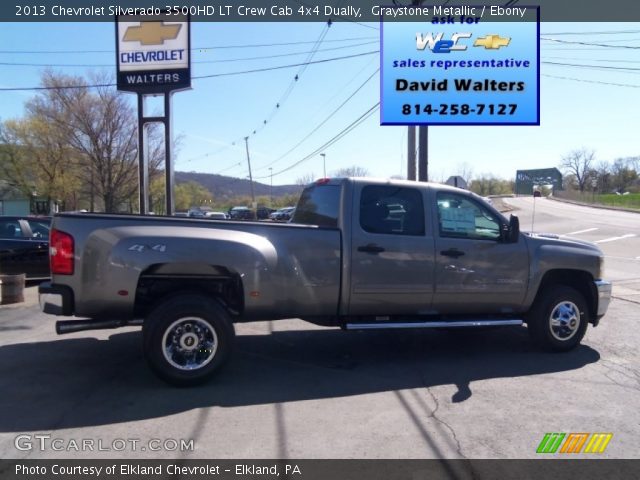 2013 Chevrolet Silverado 3500HD LT Crew Cab 4x4 Dually in Graystone Metallic