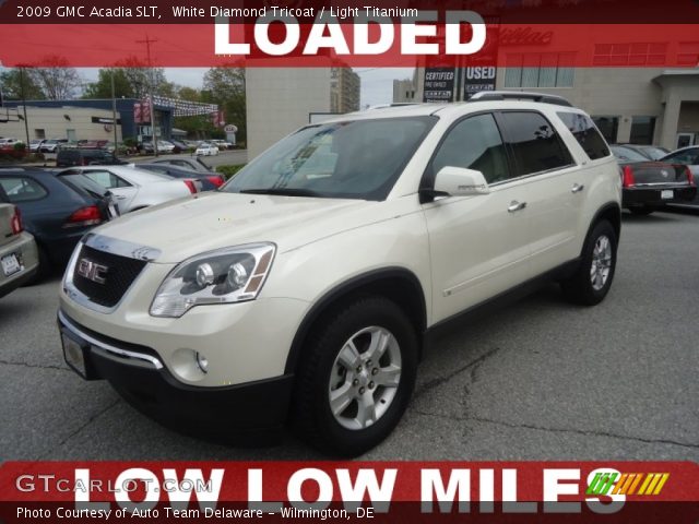 2009 GMC Acadia SLT in White Diamond Tricoat