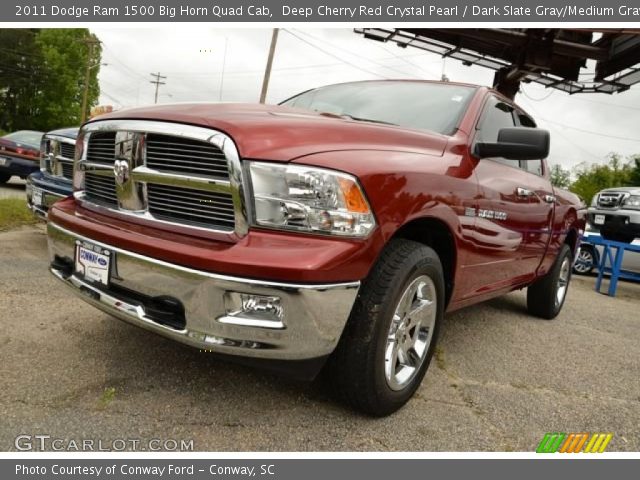 2011 Dodge Ram 1500 Big Horn Quad Cab in Deep Cherry Red Crystal Pearl