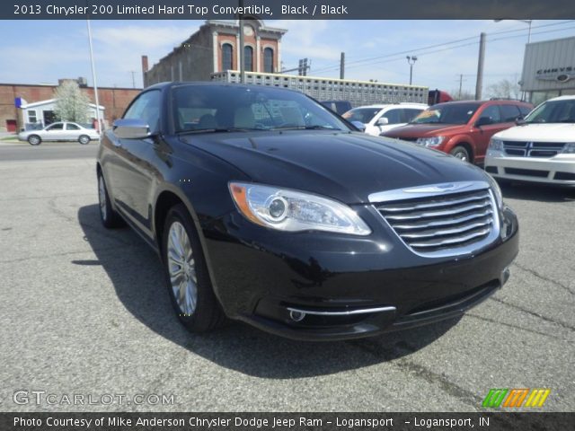 2013 Chrysler 200 Limited Hard Top Convertible in Black