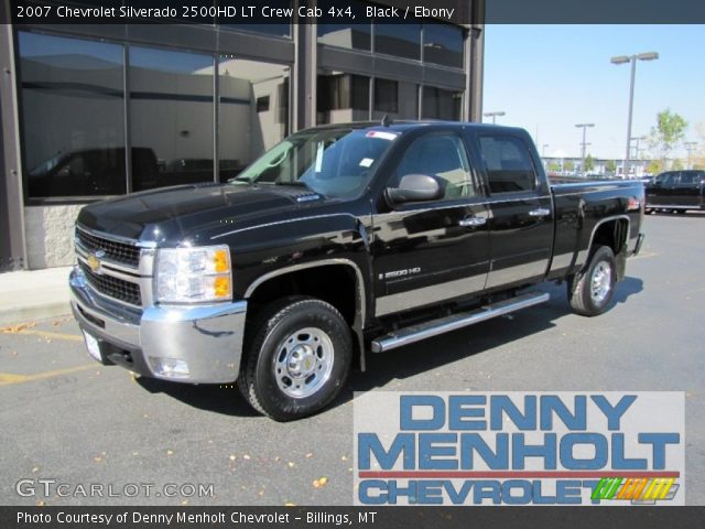 2007 Chevrolet Silverado 2500HD LT Crew Cab 4x4 in Black