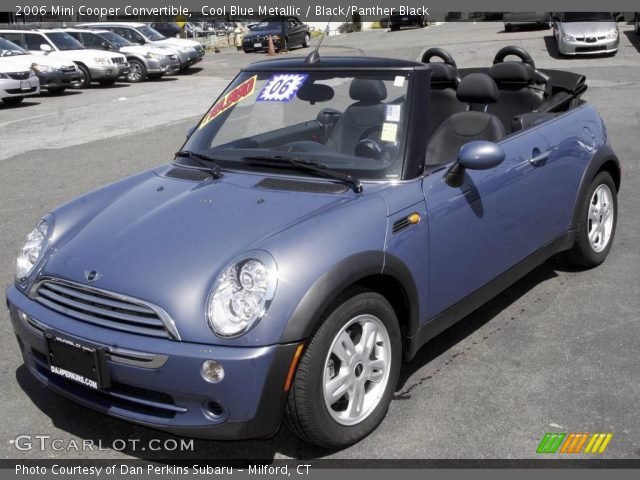 2006 Mini Cooper Convertible in Cool Blue Metallic