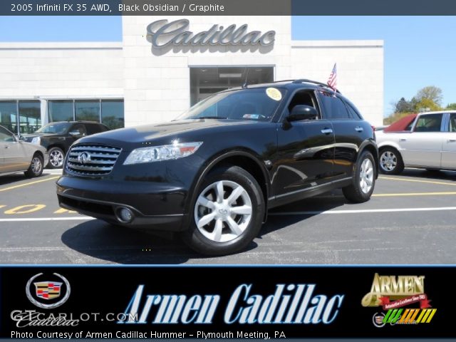 2005 Infiniti FX 35 AWD in Black Obsidian
