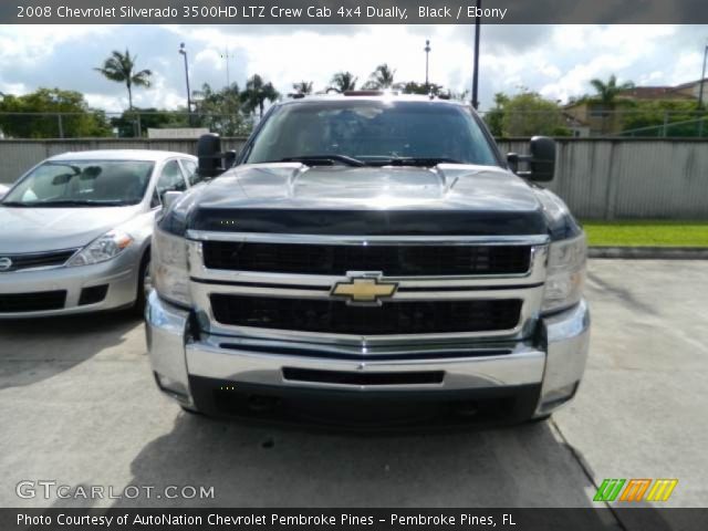 2008 Chevrolet Silverado 3500HD LTZ Crew Cab 4x4 Dually in Black