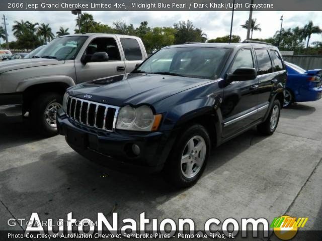 2006 Jeep Grand Cherokee Limited 4x4 in Midnight Blue Pearl