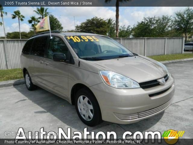 2005 Toyota Sienna LE in Desert Sand Mica