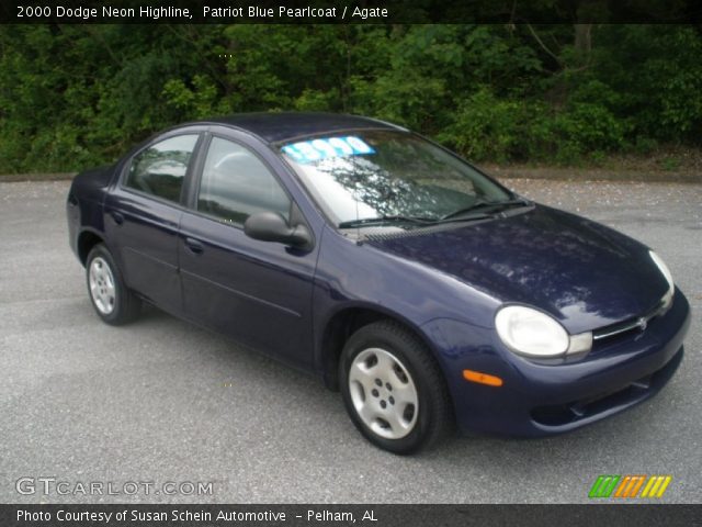 2000 Dodge Neon Highline in Patriot Blue Pearlcoat