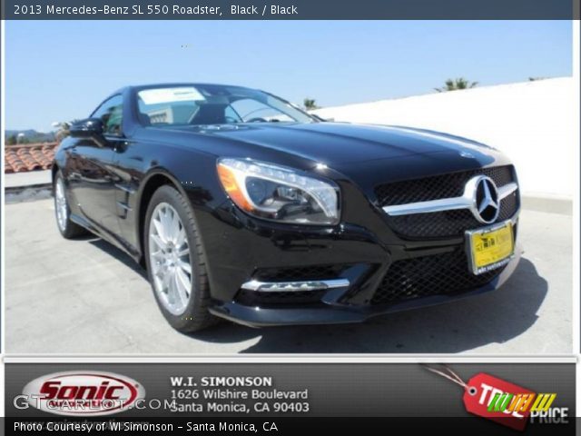 2013 Mercedes-Benz SL 550 Roadster in Black