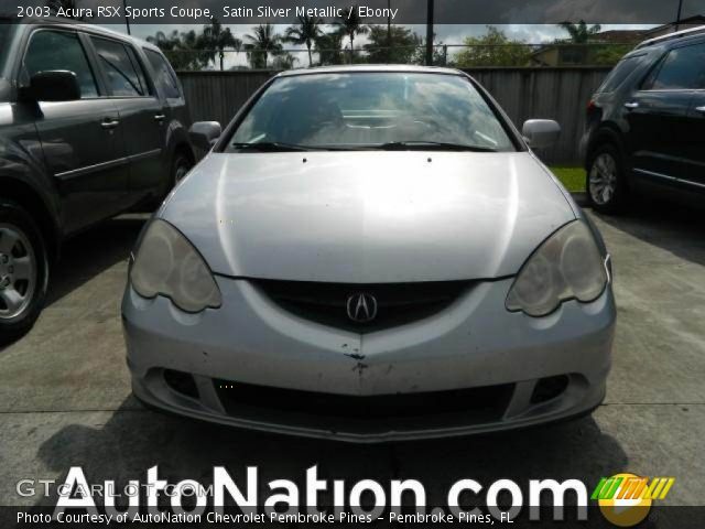 2003 Acura RSX Sports Coupe in Satin Silver Metallic