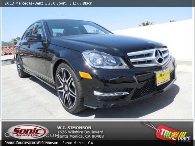 2013 Mercedes-Benz C 350 Sport in Black