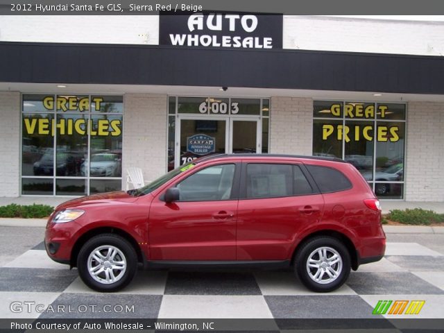 2012 Hyundai Santa Fe GLS in Sierra Red