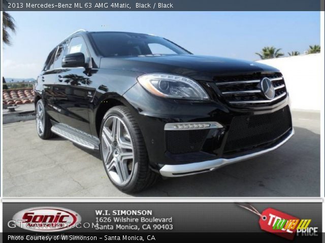 2013 Mercedes-Benz ML 63 AMG 4Matic in Black