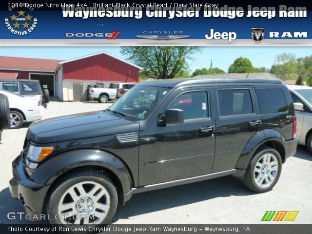 2010 Dodge Nitro Heat 4x4 in Brilliant Black Crystal Pearl