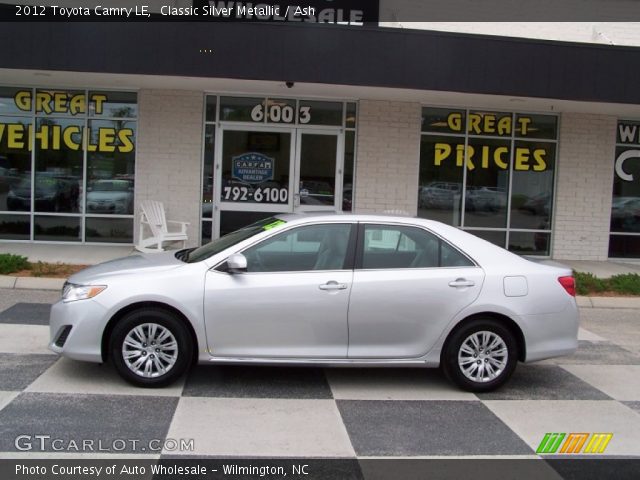 2012 Toyota Camry LE in Classic Silver Metallic