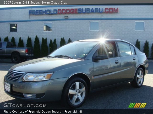 2007 Saturn ION 3 Sedan in Storm Gray