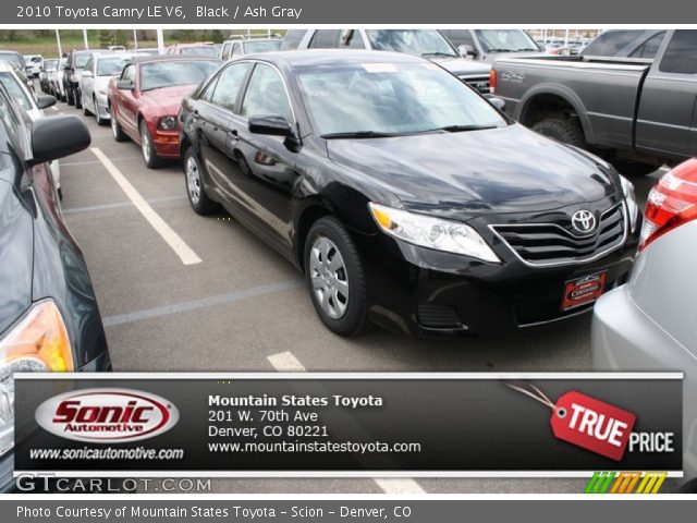 2010 Toyota Camry LE V6 in Black