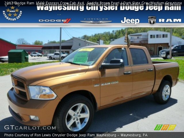 2012 Dodge Ram 1500 Express Crew Cab 4x4 in Saddle Brown Pearl