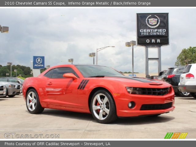 2010 Chevrolet Camaro SS Coupe in Inferno Orange Metallic
