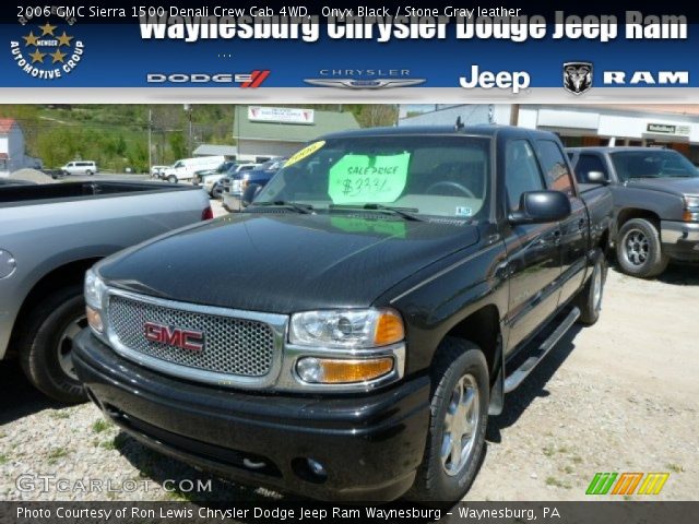2006 GMC Sierra 1500 Denali Crew Cab 4WD in Onyx Black
