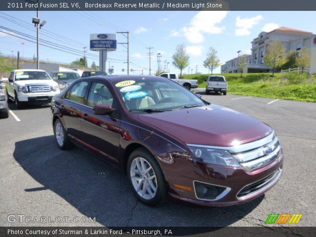 2011 Ford Fusion SEL V6 in Bordeaux Reserve Metallic
