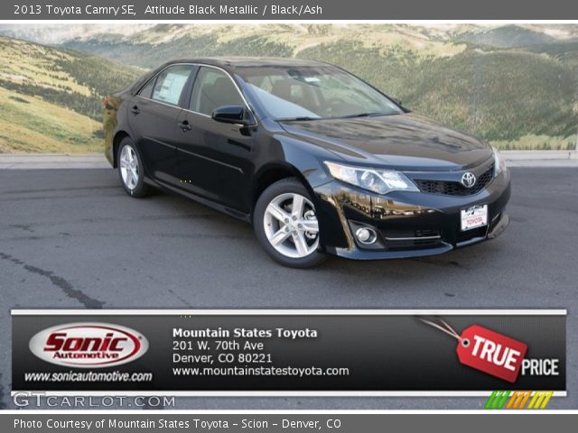 2013 Toyota Camry SE in Attitude Black Metallic