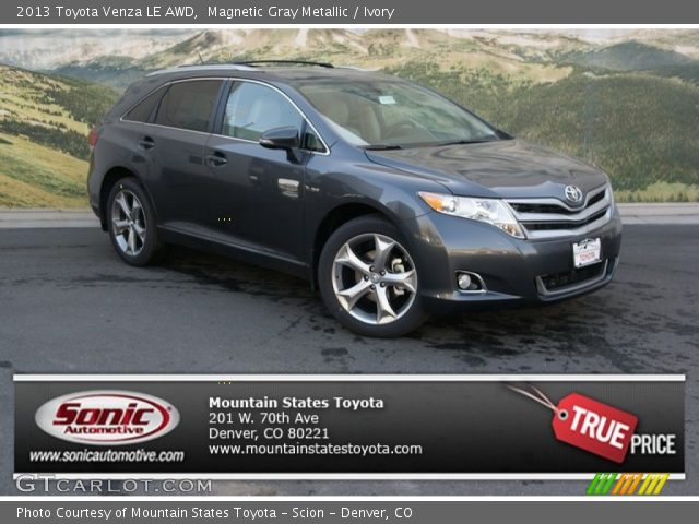 2013 Toyota Venza LE AWD in Magnetic Gray Metallic