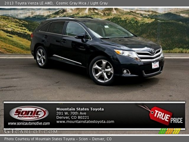2013 Toyota Venza LE AWD in Cosmic Gray Mica