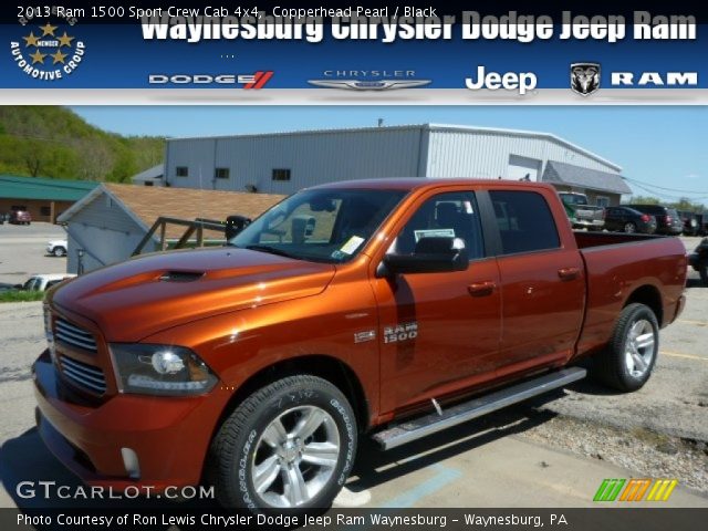 Copperhead Pearl - 2013 Ram 1500 Sport Crew Cab 4x4 - Black Interior |  GTCarLot.com - Vehicle Archive #80480664