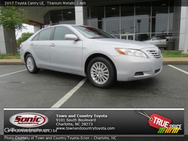 2007 Toyota Camry LE in Titanium Metallic
