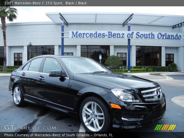 2013 Mercedes-Benz C 250 Sport in Black