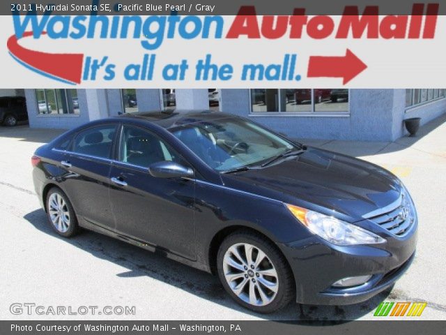 2011 Hyundai Sonata SE in Pacific Blue Pearl