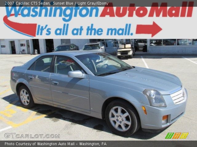 2007 Cadillac CTS Sedan in Sunset Blue