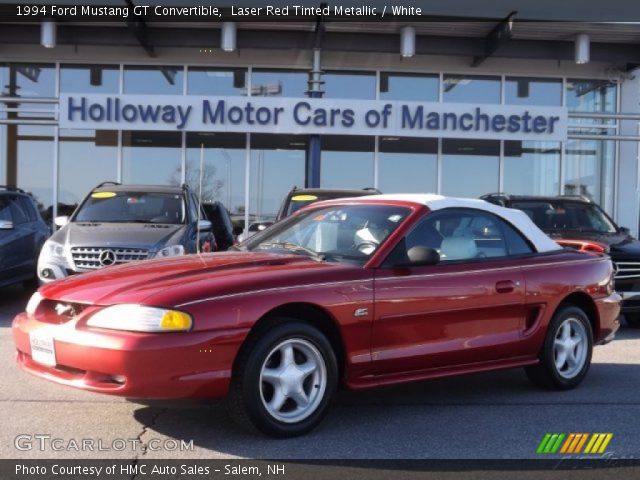 1994 Ford Mustang GT Convertible in Laser Red Tinted Metallic