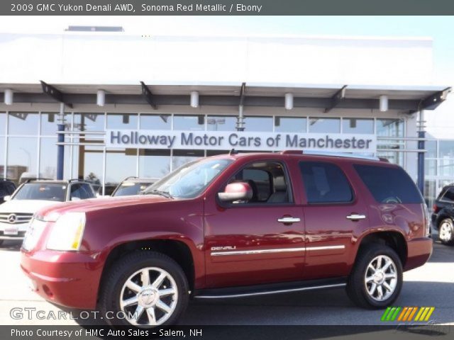 2009 GMC Yukon Denali AWD in Sonoma Red Metallic