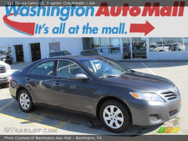 2011 Toyota Camry LE in Magnetic Gray Metallic