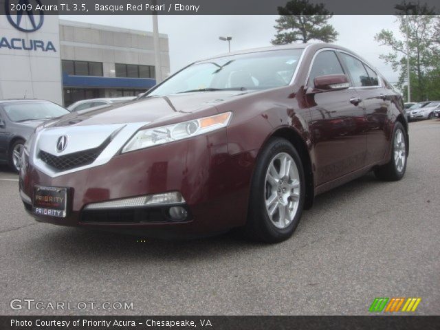 2009 Acura TL 3.5 in Basque Red Pearl