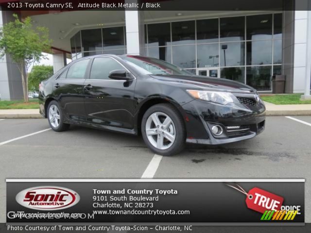 2013 Toyota Camry SE in Attitude Black Metallic