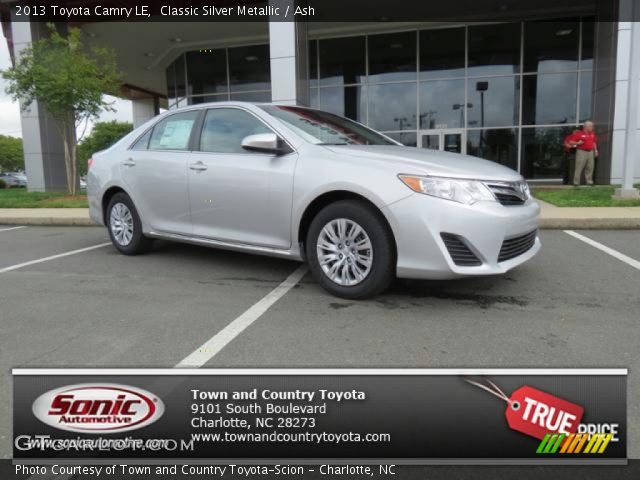 2013 Toyota Camry LE in Classic Silver Metallic