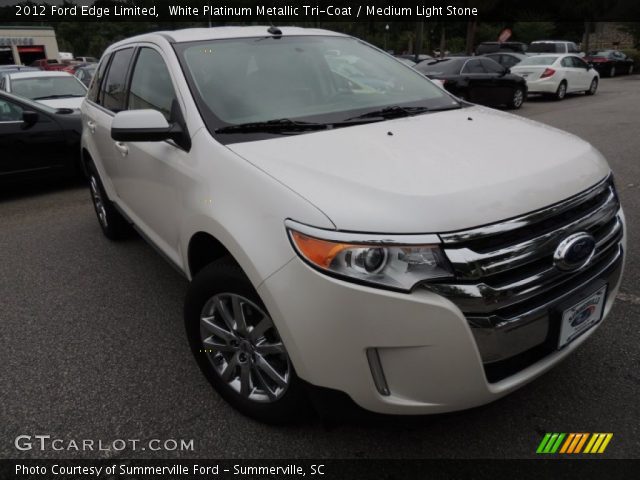 2012 Ford Edge Limited in White Platinum Metallic Tri-Coat