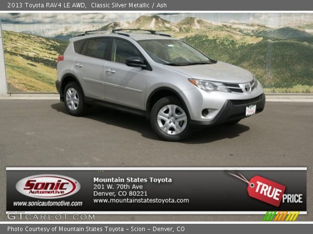 2013 Toyota RAV4 LE AWD in Classic Silver Metallic