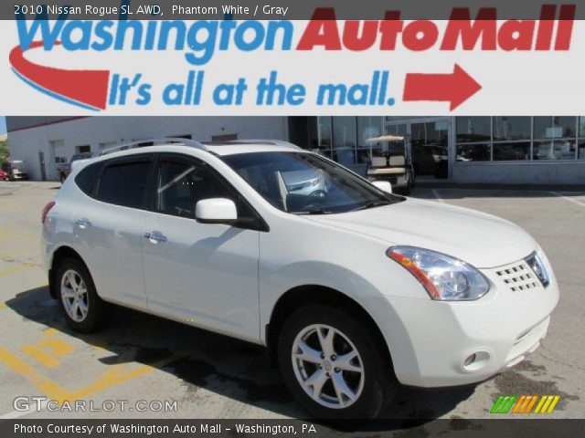 2010 Nissan Rogue SL AWD in Phantom White